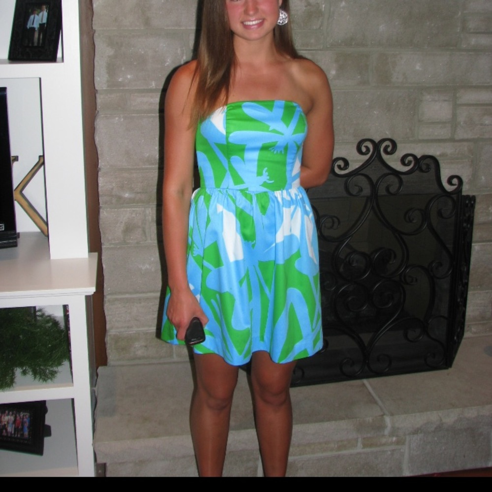 Lilly Pulitzer Strapless Dress size 2